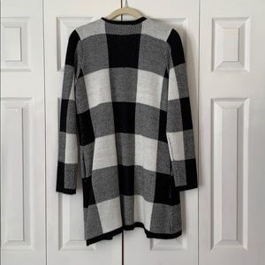 Buffalo plaid cardigan
